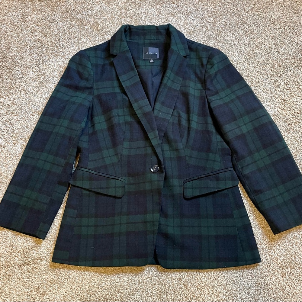 The Limited Tartan Blazer